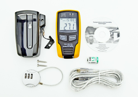 CEM DT-172 Регистратор температуры и влажности, даталоггер купить по низкой цене | МАКСПРОФИТ