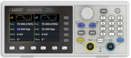 Генератор сигналов OWON DGE2070 купить по низкой цене | МАКСПРОФИТ