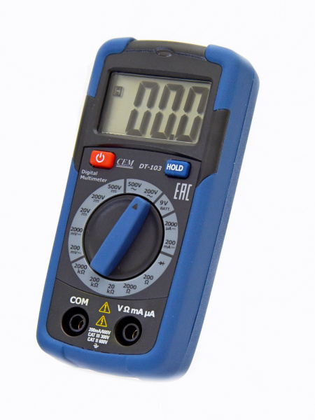 Мультиметр цифровой CEM DT-103 купить по низкой цене | МАКСПРОФИТ