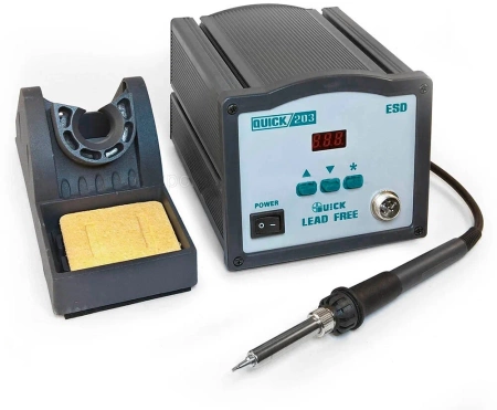 Паяльная станция Quick 203 ESD купить по низкой цене | МАКСПРОФИТ